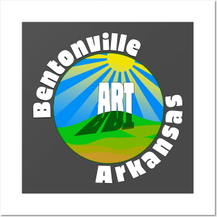 Bentonville, Arkansas Art Design Posters and Art